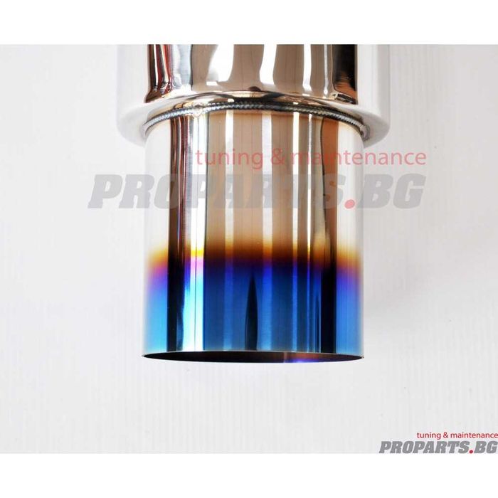 Универсален спортен ауспух гърне с обгорен накрайник