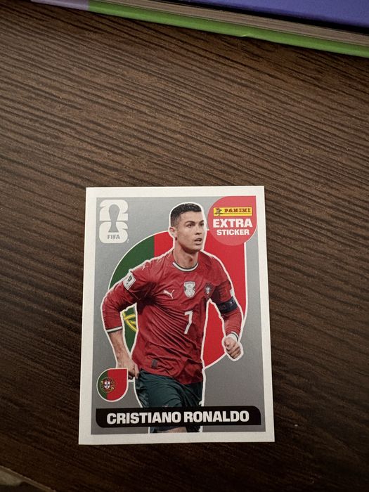 Extra sticker Cristiano Ronaldo silver