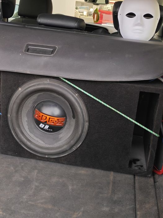 Subwoofer auto  edge + amplificator