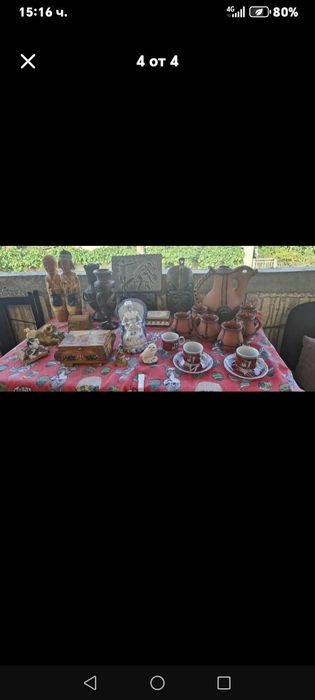 Керамични фигури кани чашки