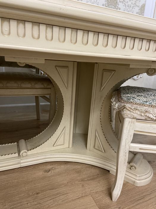 Стол со стульями 10 штук &