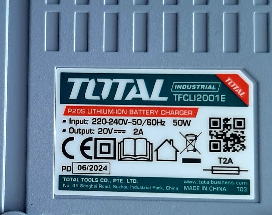 Ново зарядно за батерияTOTAL