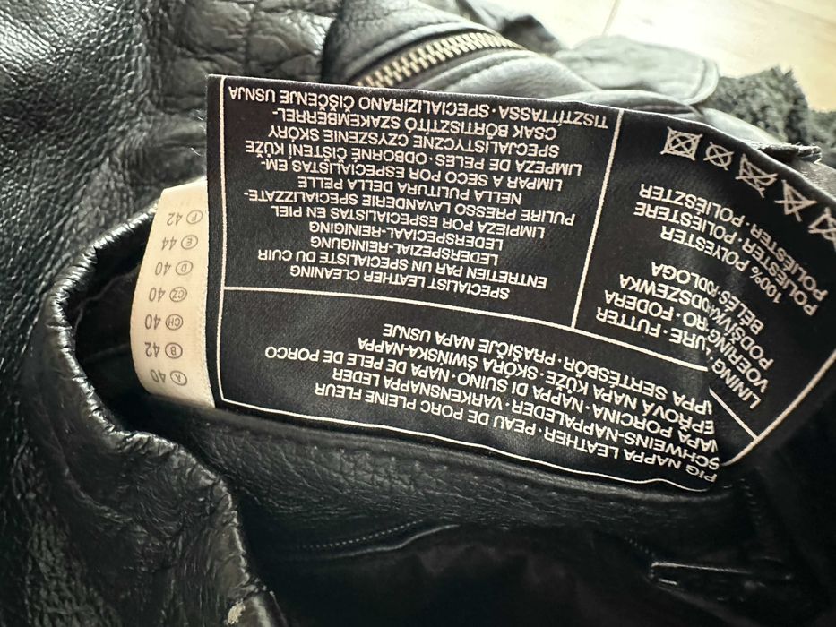 Geaca Piele CANDA Negru Piele Nappa Porc Barbati | Marime L