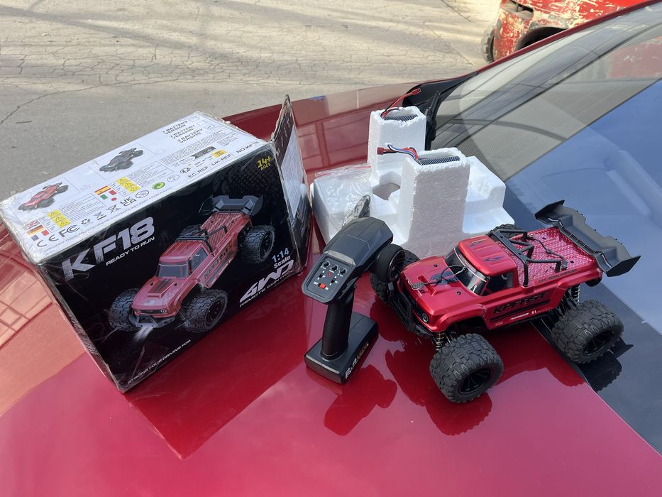 RC количка за Възрастни, 1:16 развиваща до 80км ч.