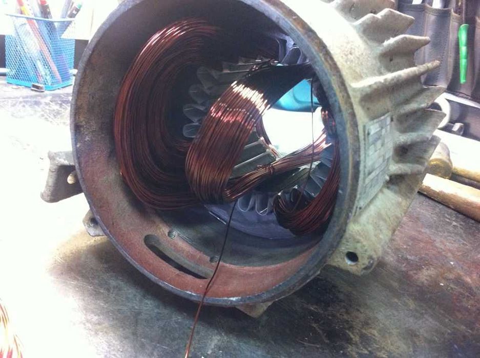 Ремонт и пренавиване на електродвигатели 220V