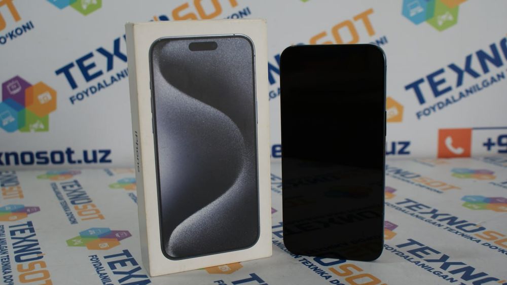 iPhone 15 Pro Max 256 GB — Blue Titanium