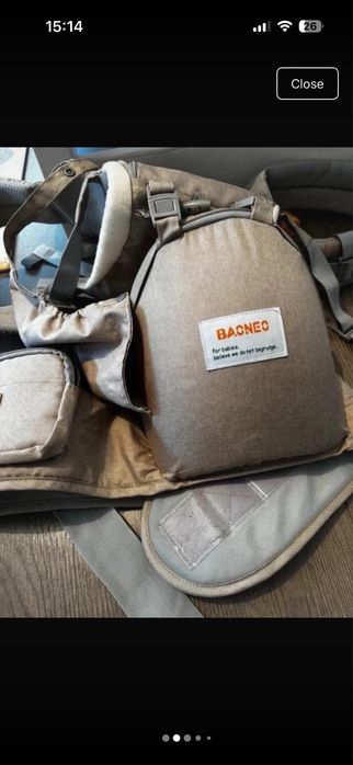 Baoneo marsupiu ergonomic cu scaunel