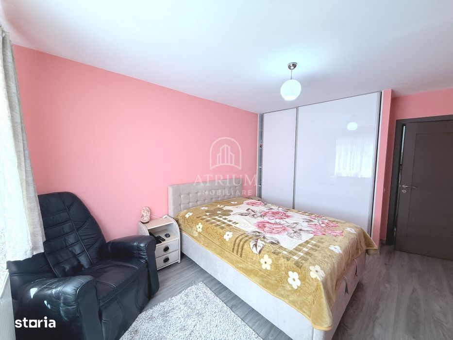 Apartament 3 camere la cheie, 58,5 mp utili cu balcon 7 mp, Floresti S