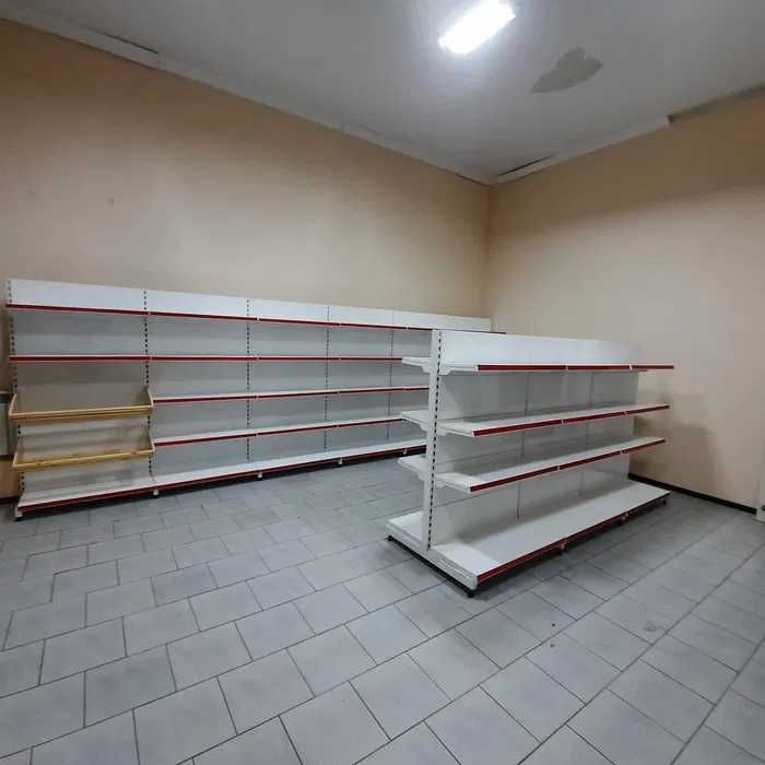 Металлические пристенные Торговые Ветрины, Полки Стеллажи для магазина