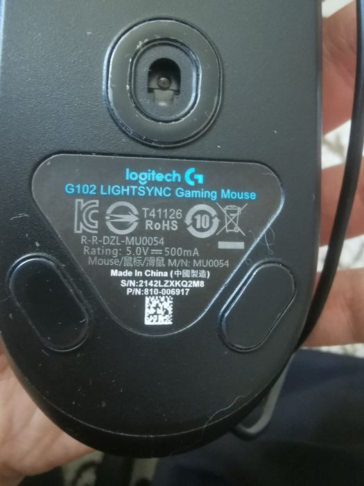 Мышка Логитеч g102