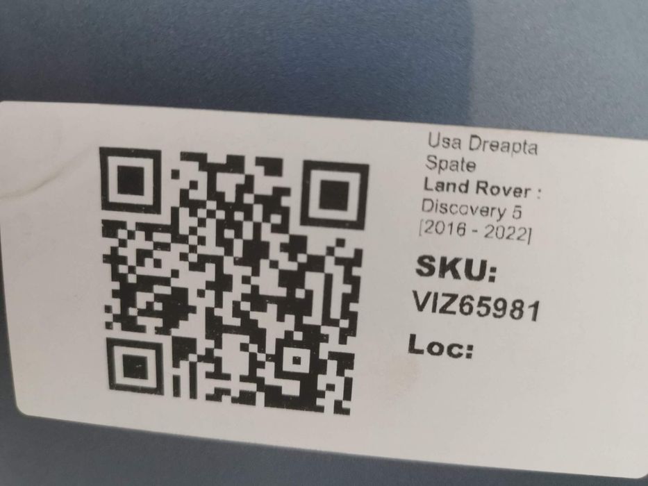 Дясна задна врата / Dясна zadna vrata Land Rover Discovery 5 Оригиналн