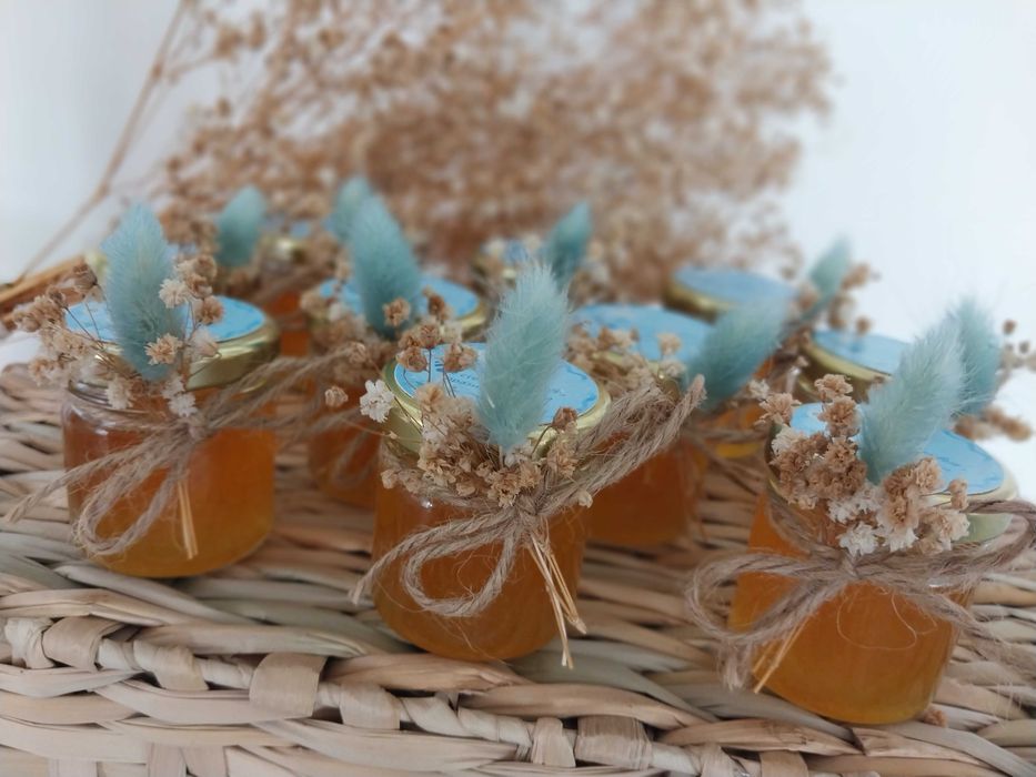 Подаръчета, подаръци за гости за кръщене, погача. Комплект за кръщене