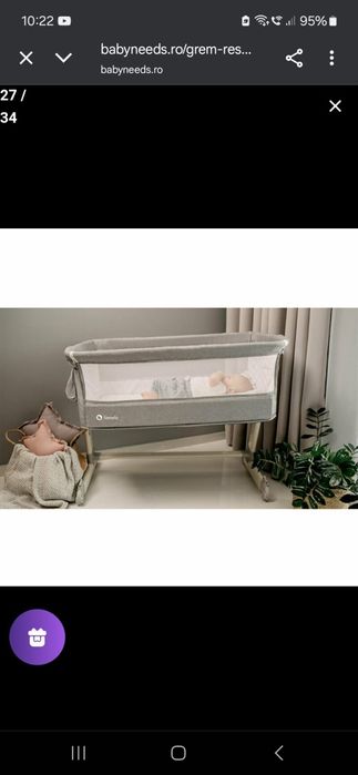 Vând pătuț lionelo