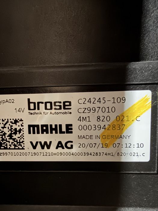 Aeroterma / Ventilator habitaclu Audi Q5 80A 2017-2025