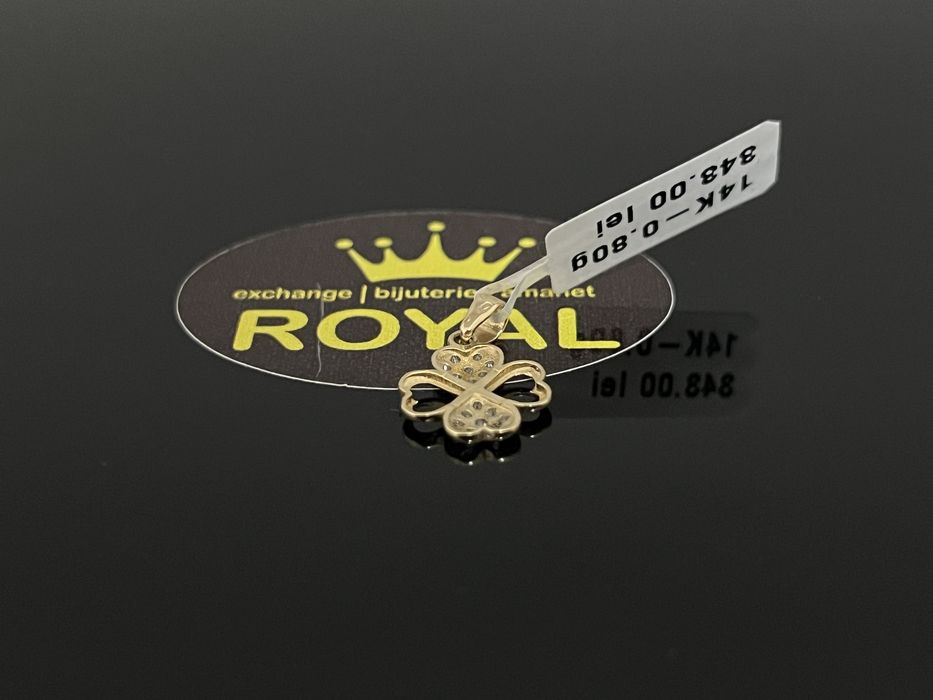 Bijuteria Royal CB : Pandant aur 14k 0,80gr