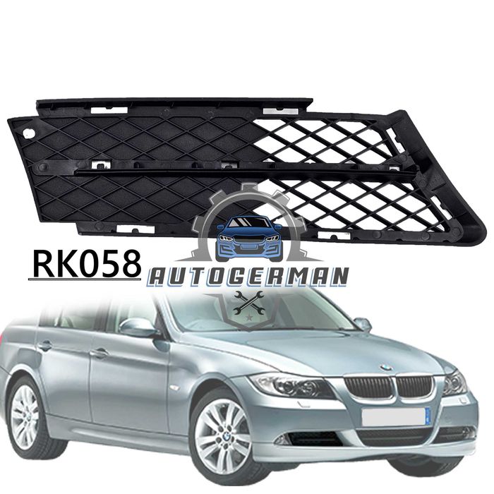 Решетка за халоген в предна броня на BMW 3 серия E90 E91 (2005-2008)