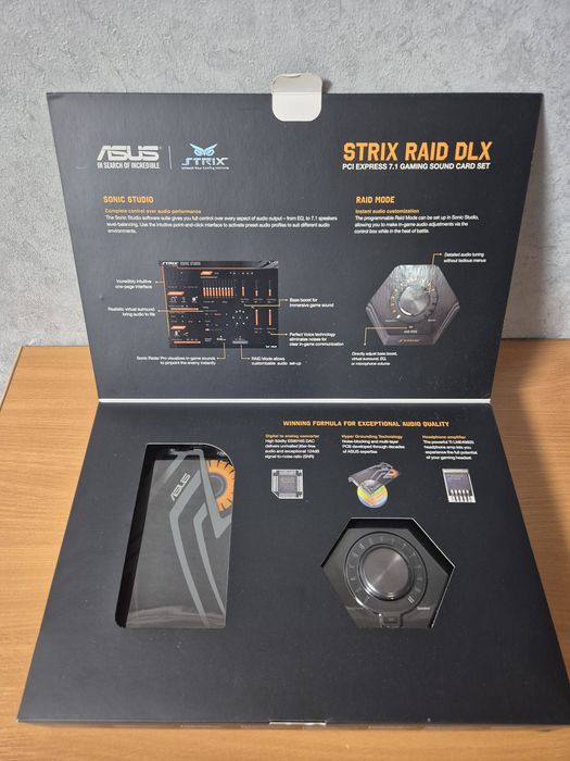 ASUS ROG Strix Raid DLX — PCI Express 7.1 Gaming Sound Card Set