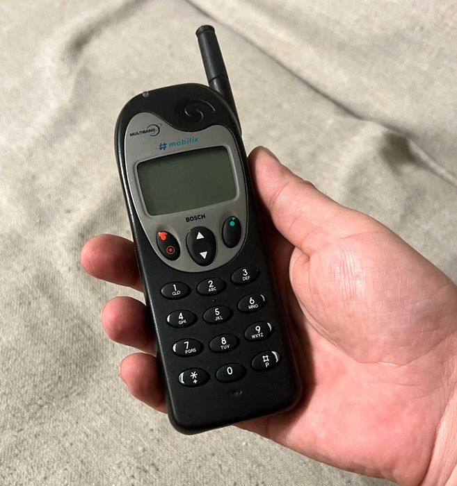 Telefon vintage Bosch GSM Com738 Mobilix rar colectie stare necunoscut