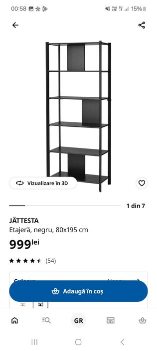 Vand etajera Ikea ca noua