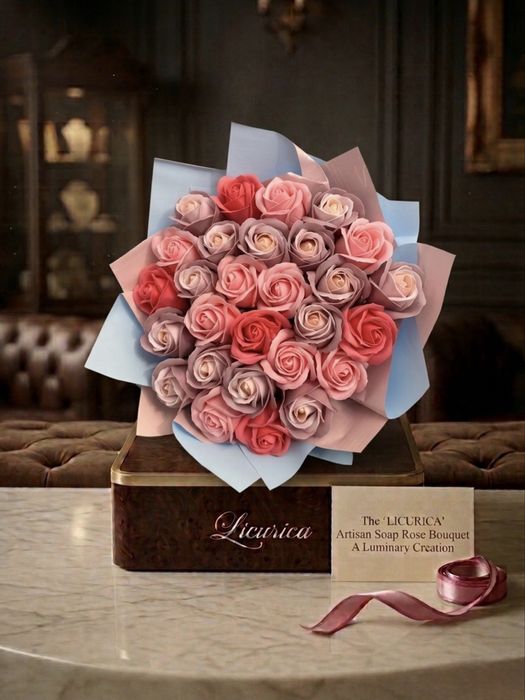 Flori de sapun aranjamente