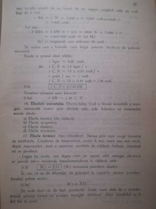 Principii de Electrotehnica 1939 Ștefan Georgescu - Gorjan