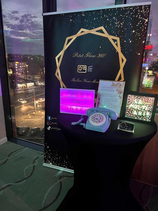 Cabina Foto/Platforma 360/Audio GuestBook pentru amintiri de neuitat!