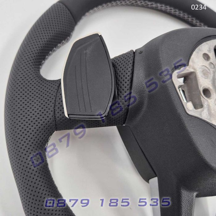 Рязан спортен волан S-Line кожа Audi A1 A3 A5 A5 A6 TT Q3 Q5 Q7 АУДИ