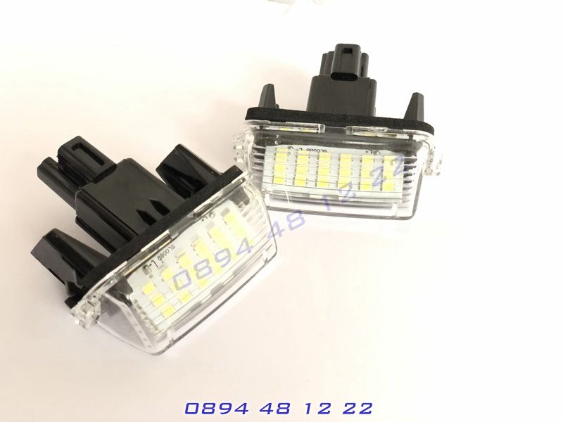 LED Плафони Toyota Corolla Camry Yaris Avensis Заден Номер Диодни ЛЕД