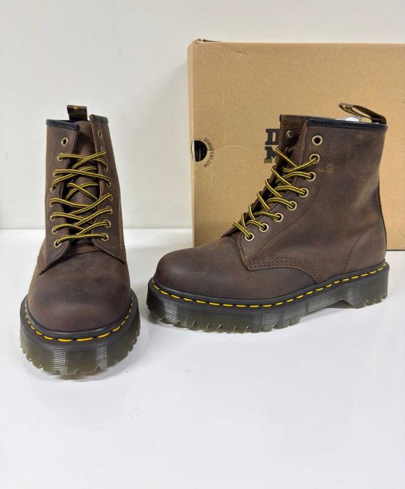 НОВИ Кожени кубинки DR. MARTENS 1460 Gaucho Crazy Horse - Размер 40 (25 см стелка)