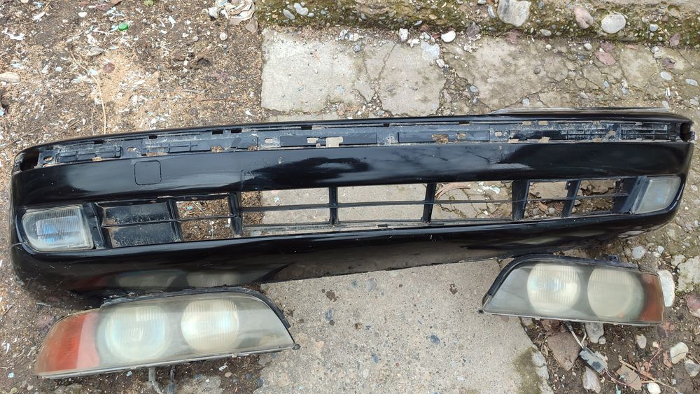 Бампер в сборе передний фары