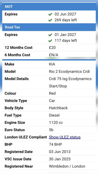 Kia Rio 2013 volan pe dreapta