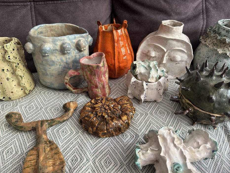 керамические вазы и другое