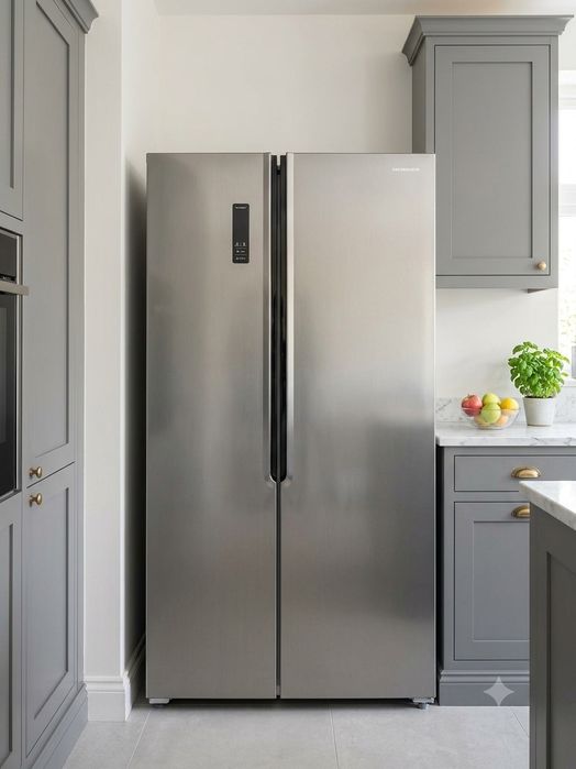 Combina Frigorifica Side  by side  No Frost  HEINNER INOX