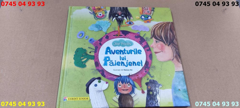 carte carti aventurile lui paienjenel Joe Popov cartonata