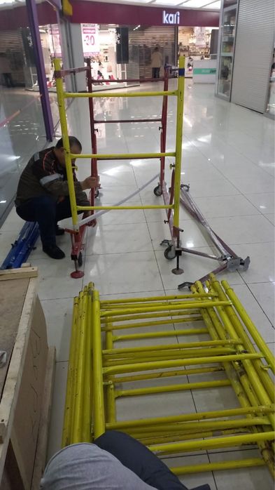 Леса в аренду, вышка тура в аренду, вышка на калесах, леса