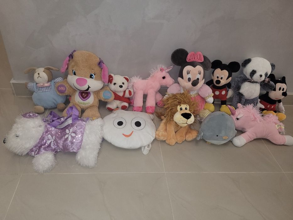 Голям лот плюшени играчки