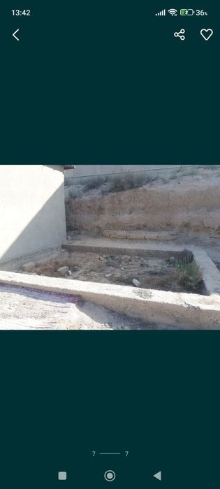 Срочно сотилади  3,40га 7метрлик хонаси-95 %битган ками бор