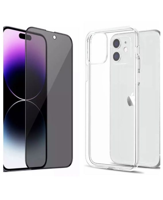 Iphone 14/15/16/17 PRO MAX PLUS Husa Secure Case Slim si Folie Sticla