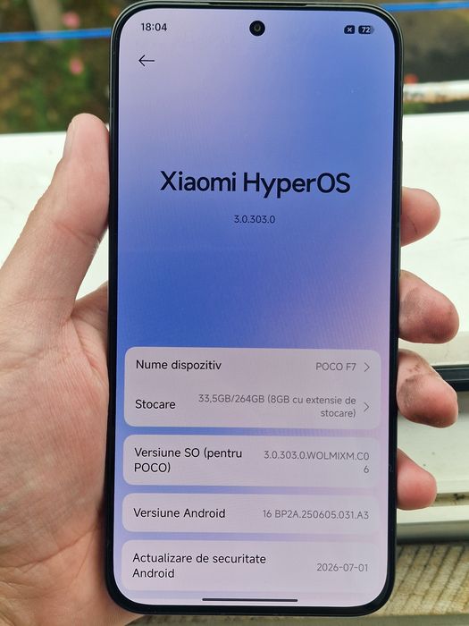 Xiaomi Poco F7 (12GB RAM/256GB) - Stare Impecabilă