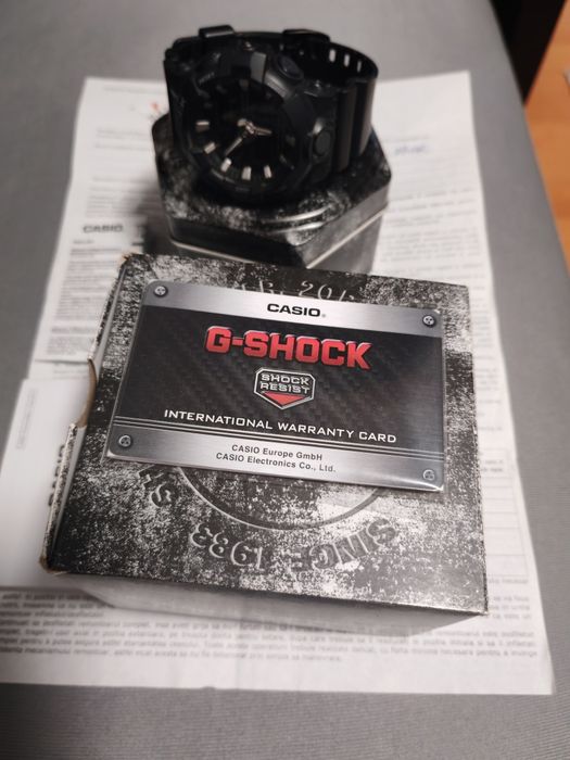 OKAZIE... GShock  GA 700 ca nou  plus un ceas   Casio GA 2100 preț 370 RON ambele