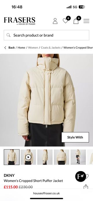 Продам новую зимнюю куртку DKNY