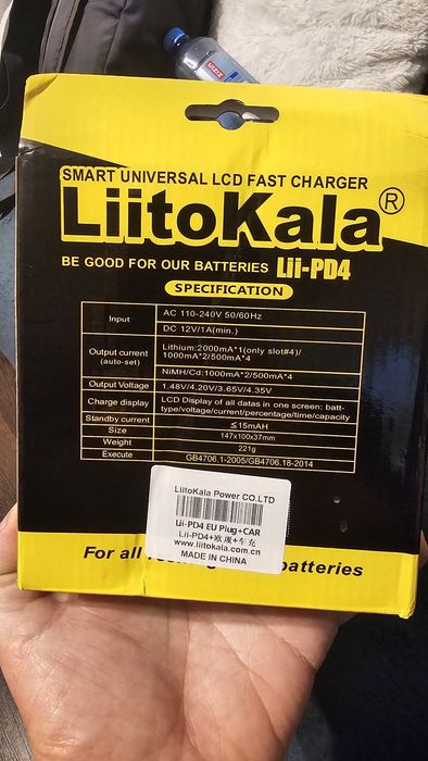 Incarcator LiitoKala Lii-PD4