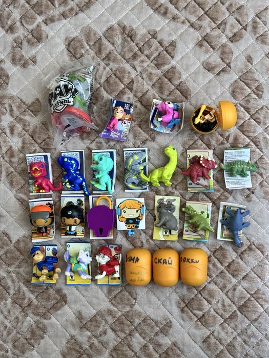 Киндер фигурки из разных серий