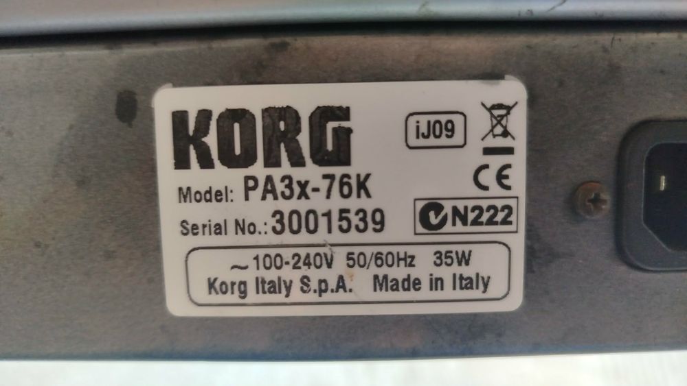 Orga Korg Pa3X Musikant