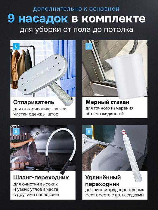 Паровая швабра новая