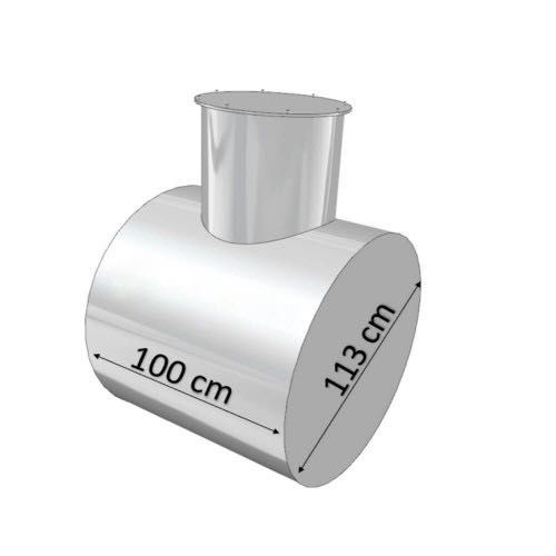 Rezervor apă subteran orizontal 1000 L - Transport gratuit