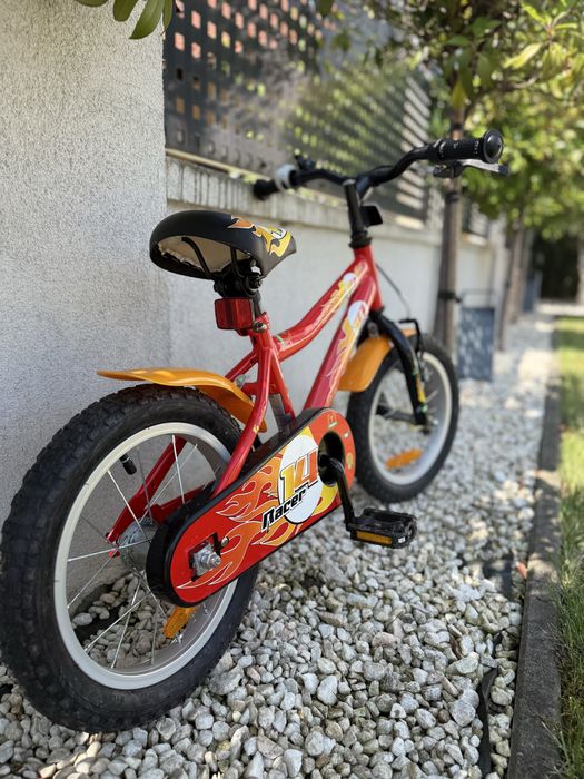 Bicicleta copii, cu roti ajutatoare