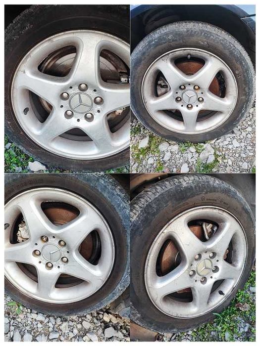 Джанти алуминиеви от Мерцедес цолове 15 и 16 17 18 и 19
