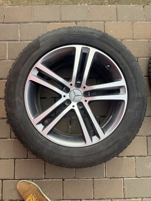 Vând set 4 jante Mercedes-Benz cu anvelope + roată de rezervă