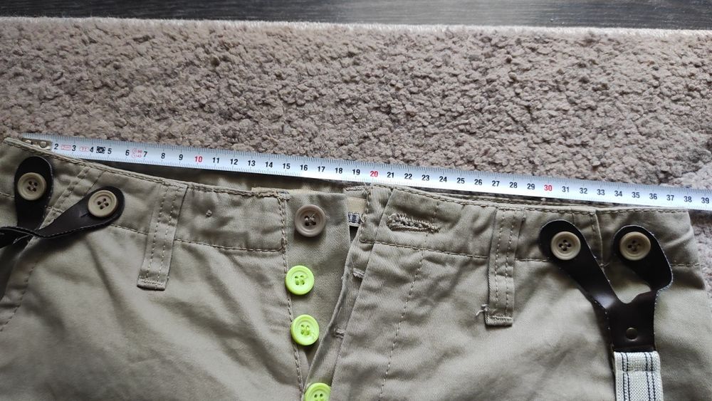 B&Burns Pantaloni de vara cu bretele, chic